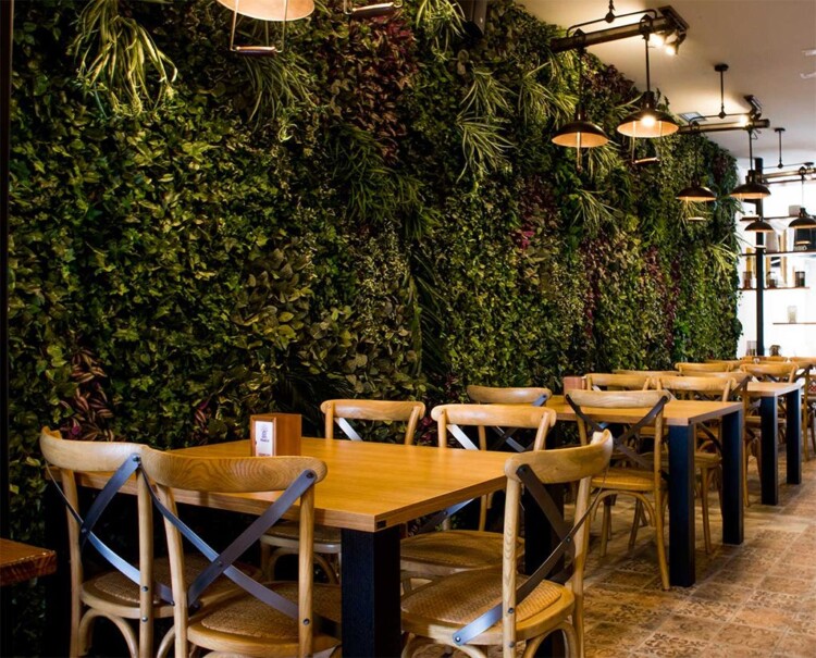 Árboles Artificiales Decorativos para Restaurantes con Ambientes