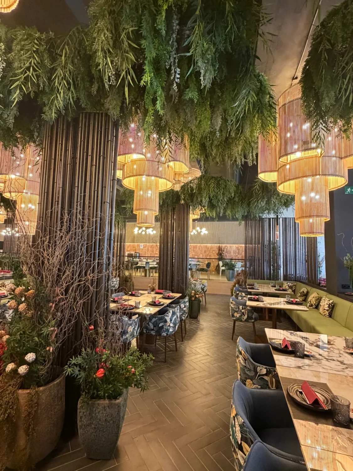 Interiorismo vegetal para restaurante